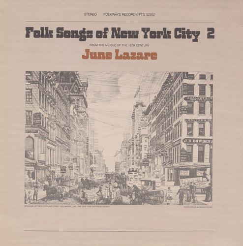 June Lazare: Folk Songs of New York City, Vol. 2 - CD