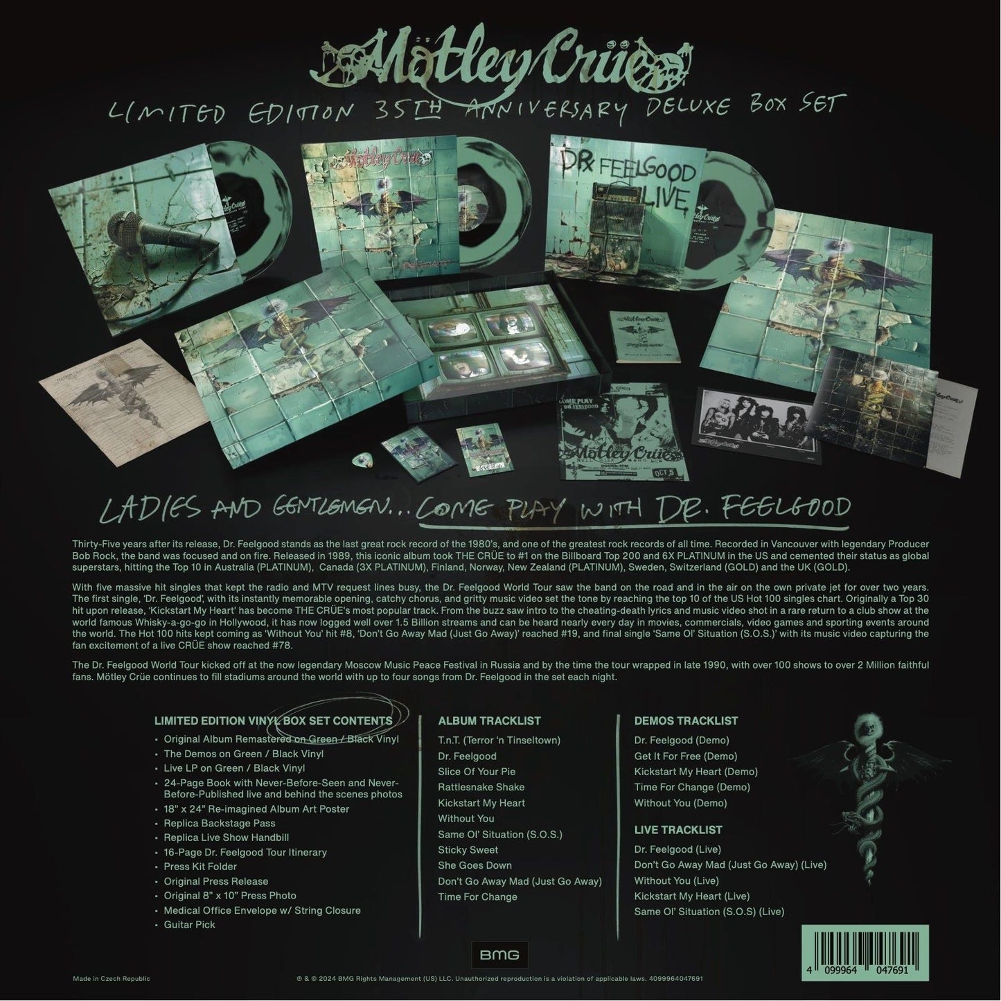 Mötley Crüe - Dr. Feelgood (Deluxe 35th Anniversary) - VINYL Box Set
