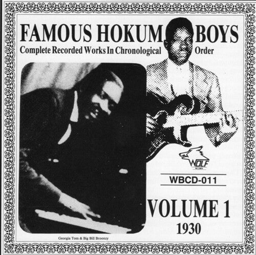 The Hokum Boys: 1930 Vol 1 - CD