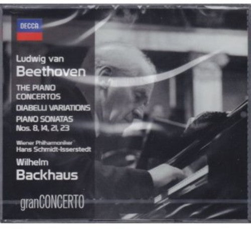 Wilhelm Backhaus: Conc. PF. N. 1-5/Var. Diabelli/Son. PF. N.8 14 21 - CD