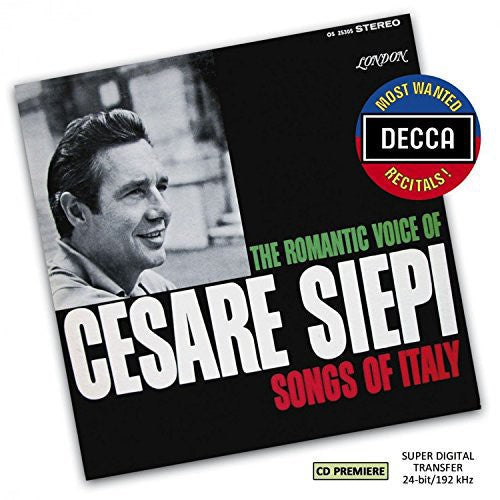 Cesare Siepi: Most Wanted Recitals: The Romantic Voice of Cesare - CD