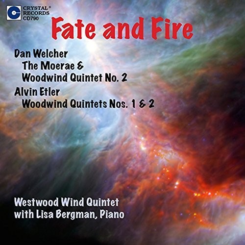 Welcher / Etler / Barcellona / Christ / Nelson: Moerae for Flute Oboe Basson & Piano - CD