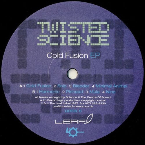 Twisted Science: Cold Fusion - VINYL
