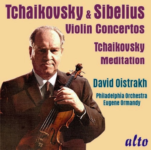 Oistrakh, David / Philadelphia Orchestra: Tchaikovsky & Sibelius Violin Concertos Meditation from Souvenir d'un - CD