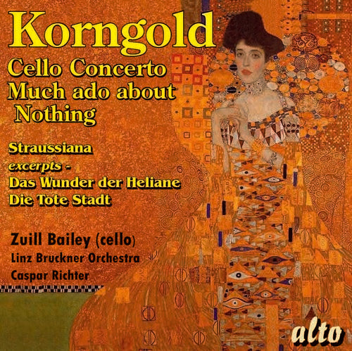 Linz Bruckner Orchestra / Richter, Caspar: Korngold: Cello Concerto Much Ado About Nothing Suite Straussiana & Mo - CD