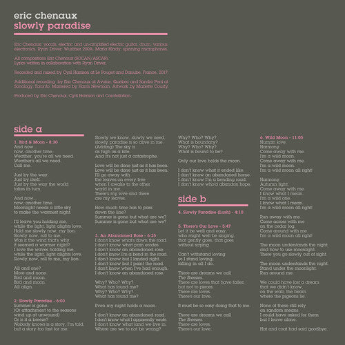 Eric Chenaux: Slowly Paradise - CD