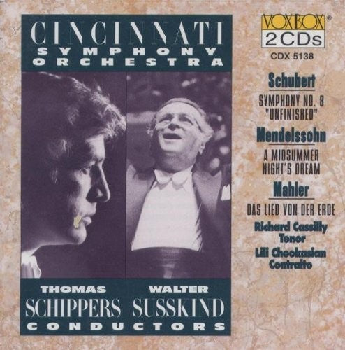 Schubert / Schubert / Mendelssohn / Mahler / Cin S: Schubert Mendelssohn Mahler - CD