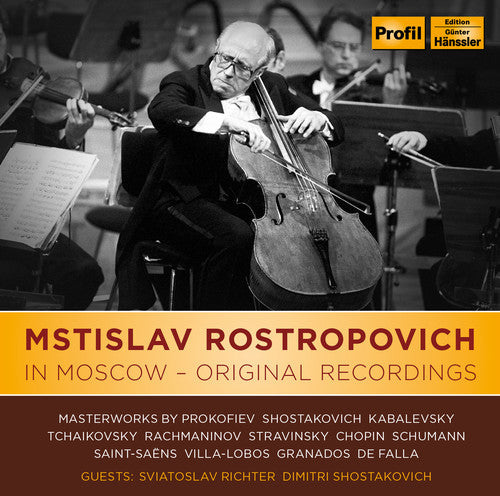 Chopin / Rostropovich / Dedyukhin: Mstislav Rostropovich in Moscow - CD
