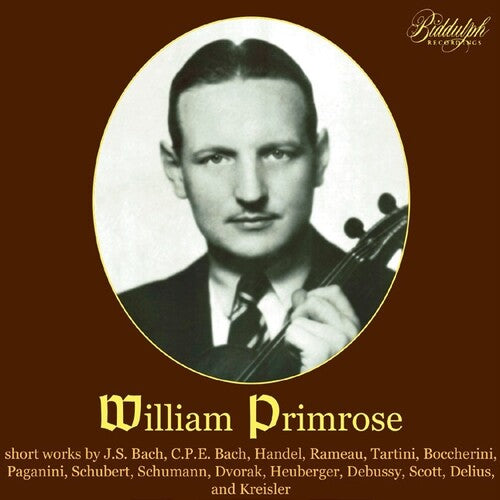 William Primrose: Plays Baroque Sonatas & Encore Pieces - CD