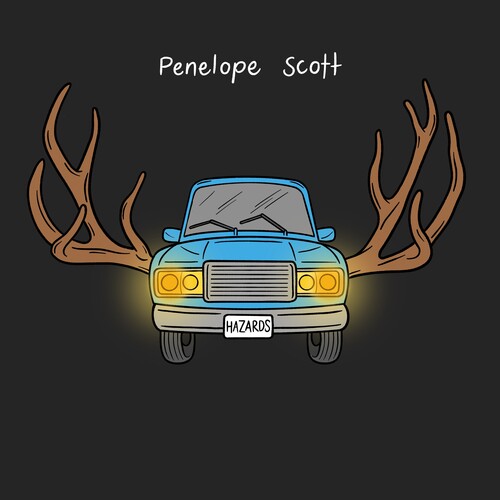 Penelope Scott: Hazards - White & Black A-Side/B-Side - VINYL