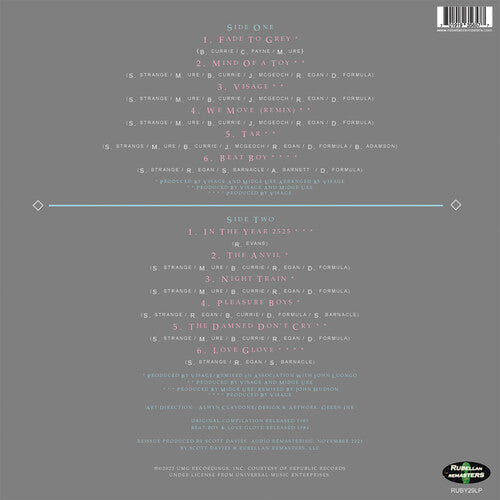 Visage - Fade To Grey: The Singles Collection - VINYL