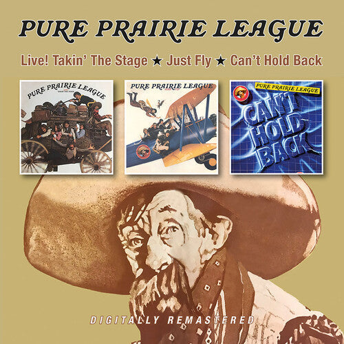 Pure Prairie League: Live! Takin' The Stage / Just Fly / Can't Hold Back - CD