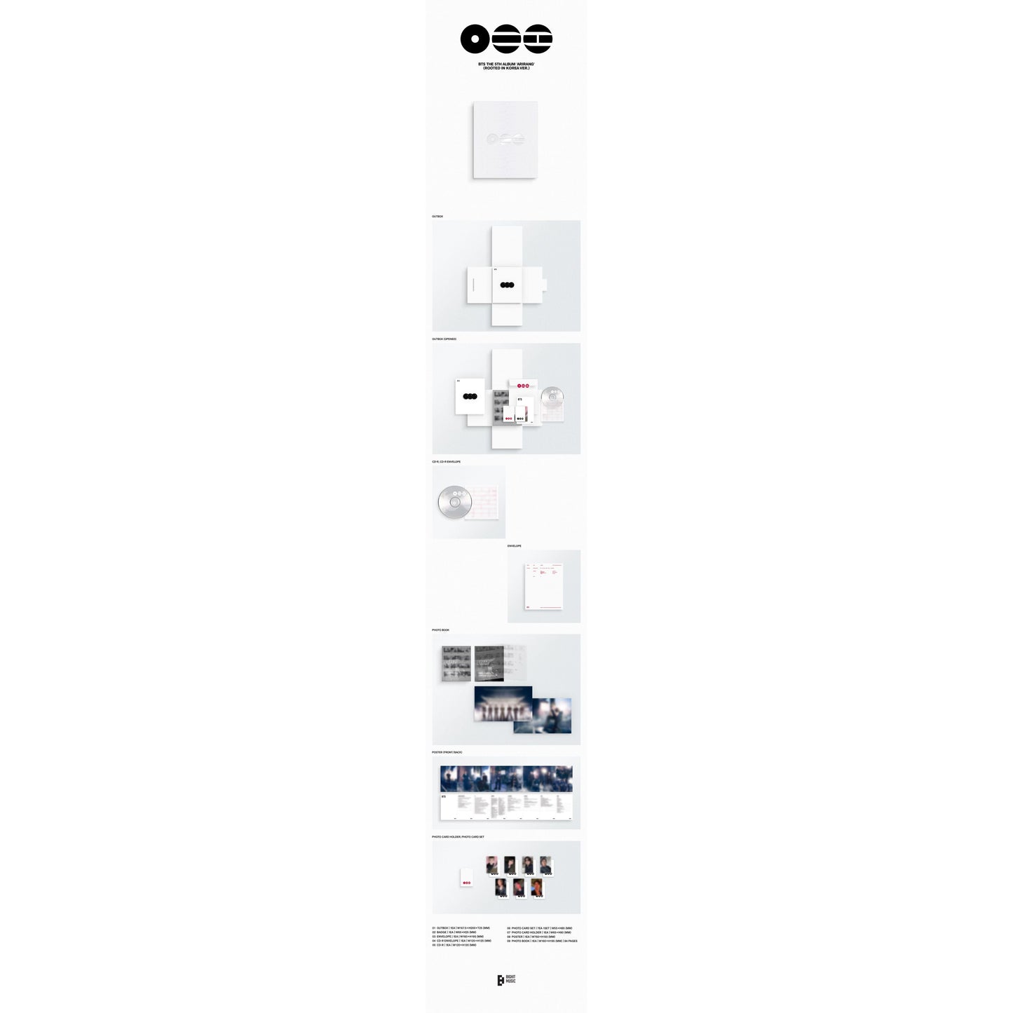 BTS - BTS The 5th Album 'ARIRANG' (Rooted in Korea Ver.) - CD Box