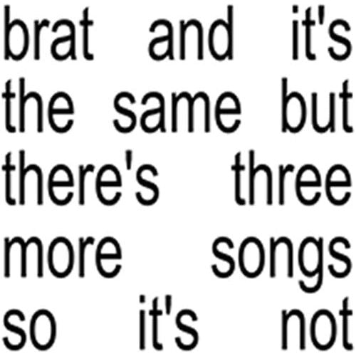 Charli XCX - Brat And It's The Same But There's Three More Songs So It's Not - VINYL
