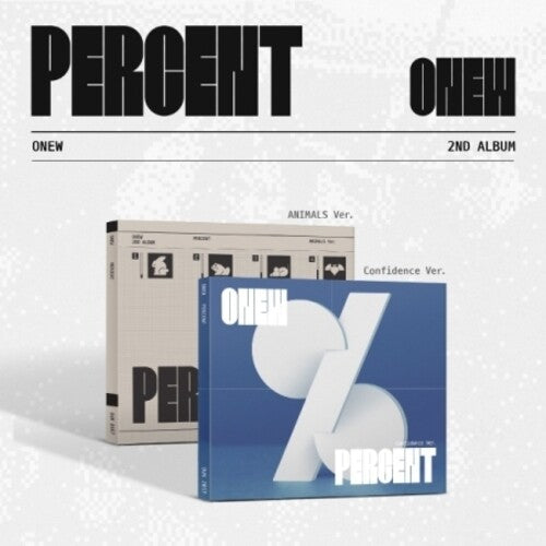 Onew: Percent - Digipack Version - Random Cover - incl. Scratch Card, Photobook, Photocard + More - CD