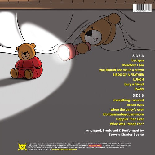 Billie Eilish perf. by Andrew Bissell - Rockabye Baby! Lullaby Renditions Of Billie Eilish - VINYL