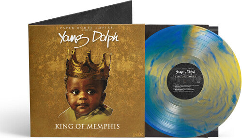 Young Dolph: King of Memphis (10 Yr Anniversary) Royalty Blue/Gold - VINYL