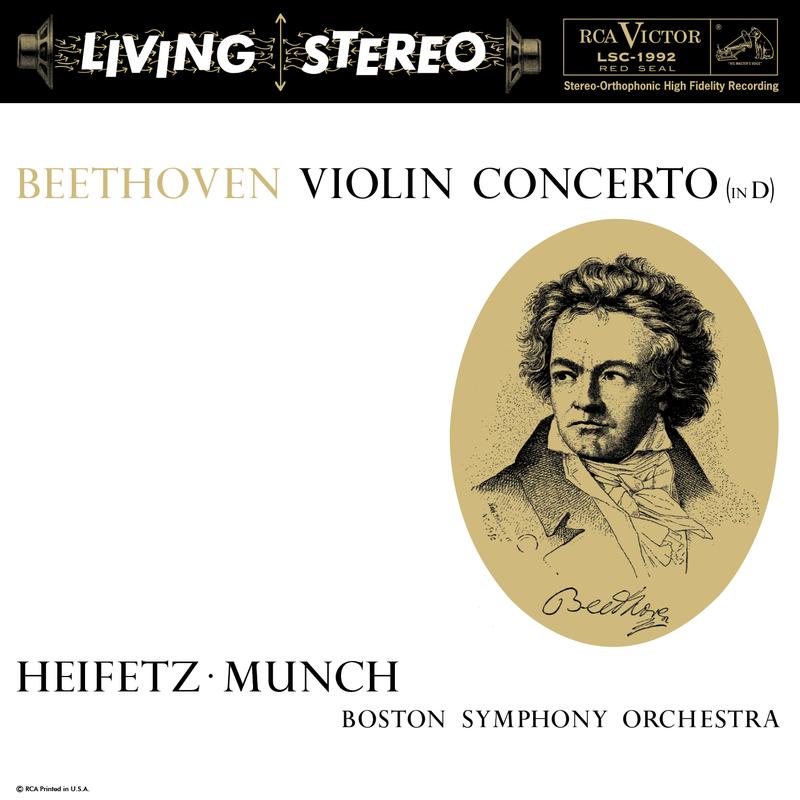 Jascha Heifetz, Charles Munch, & Boston Symphony Orchestra - Beethoven: Violin Concerto (in D) - Analogue Productions 45rpm LP