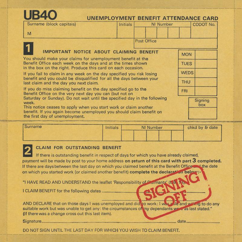 UB40 - Signing Off - VINYL