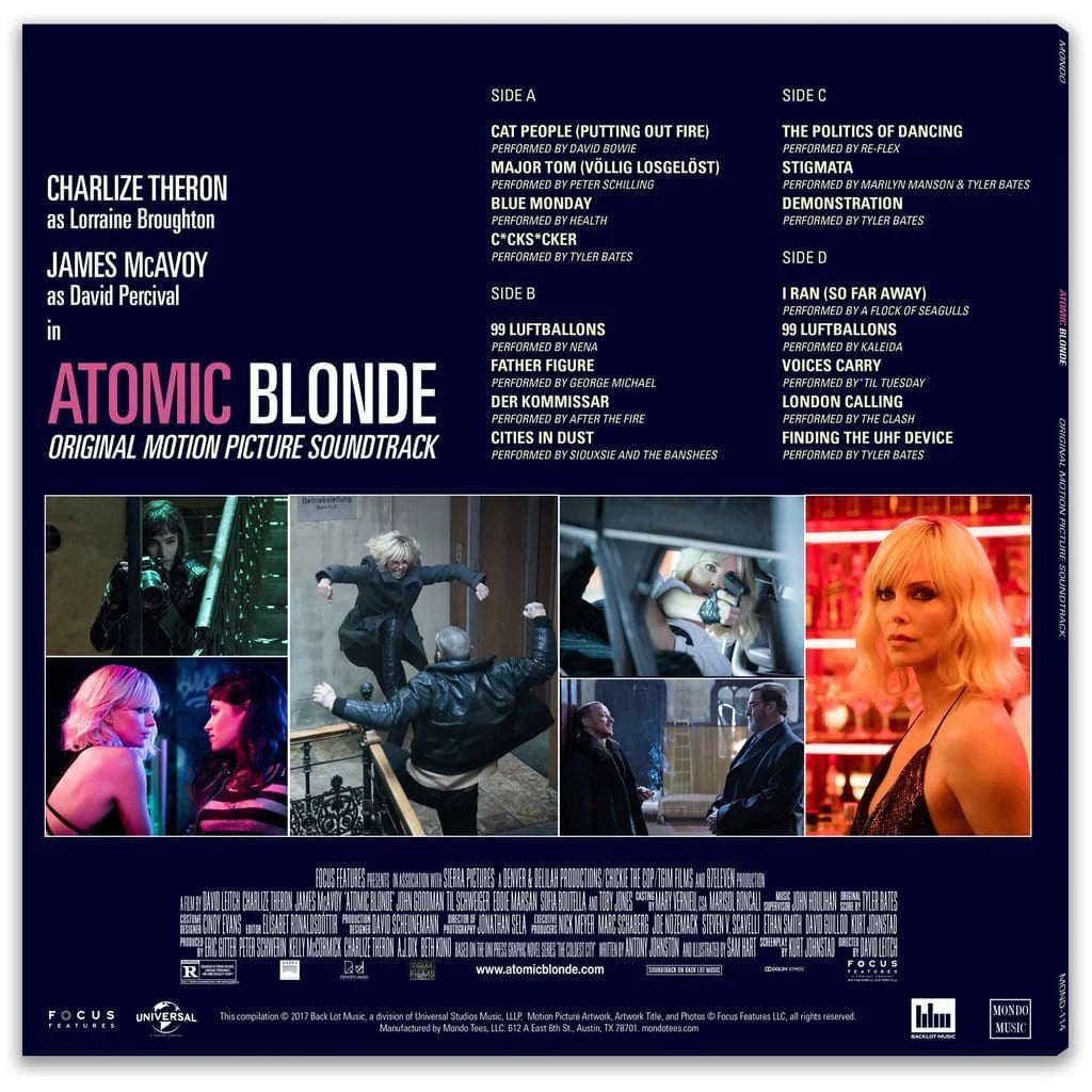Atomic Blonde - Original Motion Picture Soundtrack - VINYL