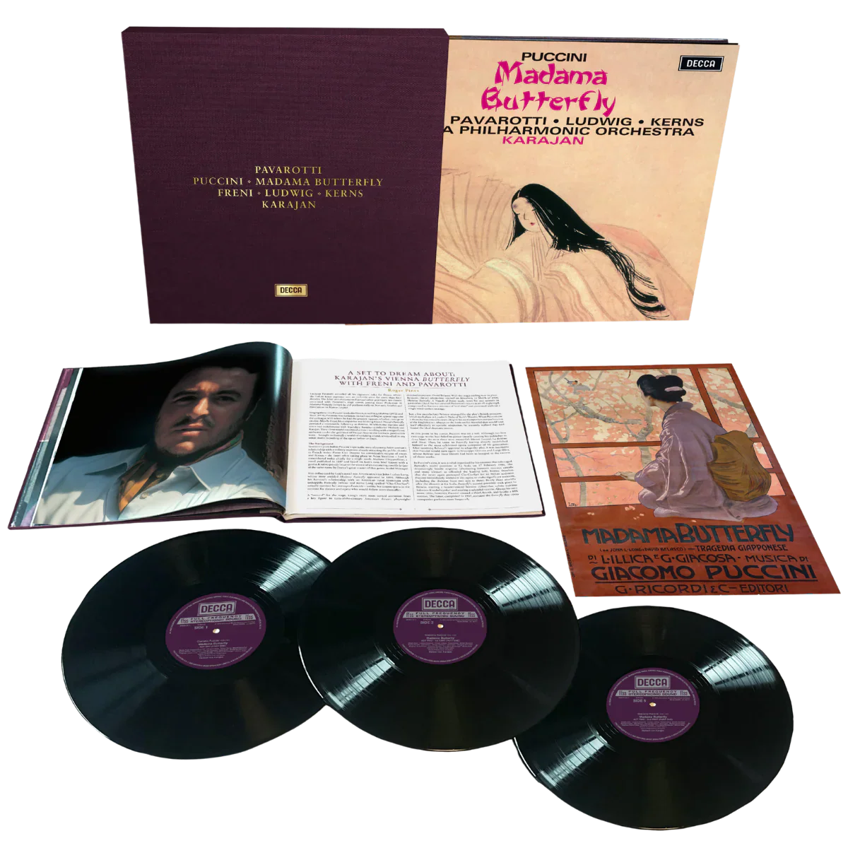 Luciano Pavarotti - Puccini: Madama Butterfly - VINYL Box Set
