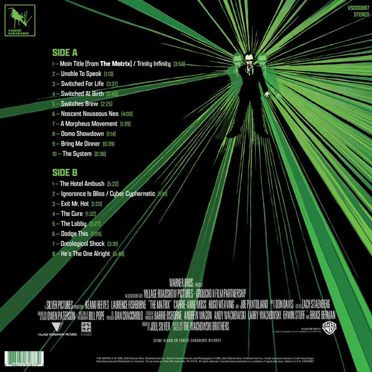 The Matrix (25th Anniversary) - Original Motion Picture Soundtrack - VINYL