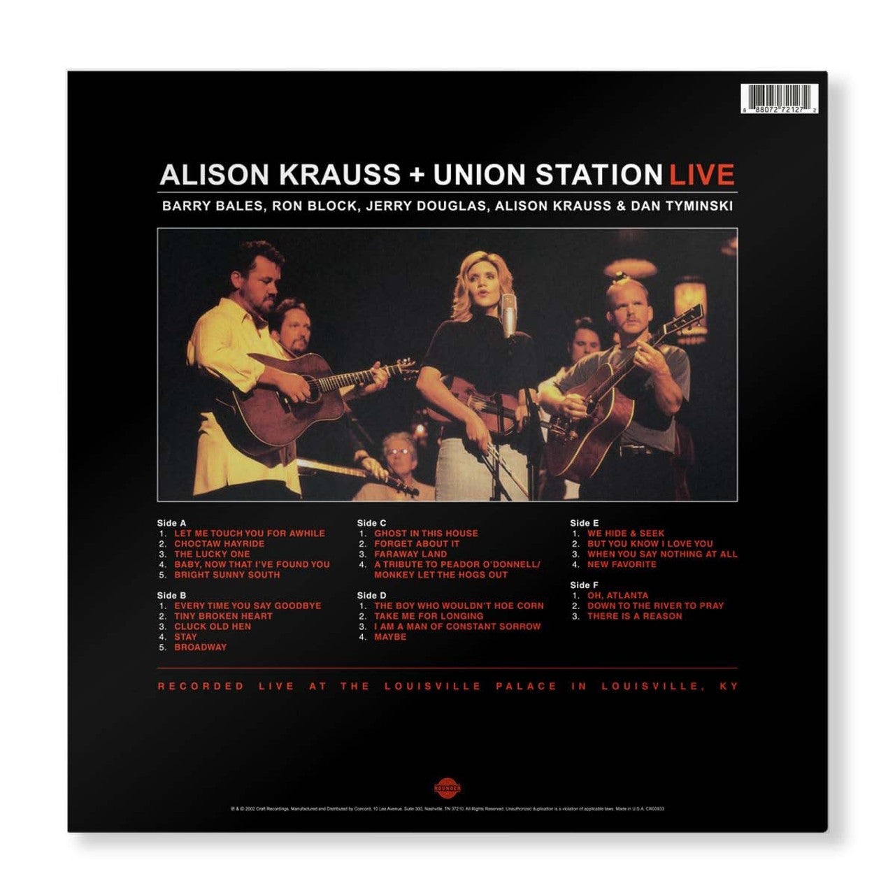 Alison Krauss & Union Station - Live - VINYL
