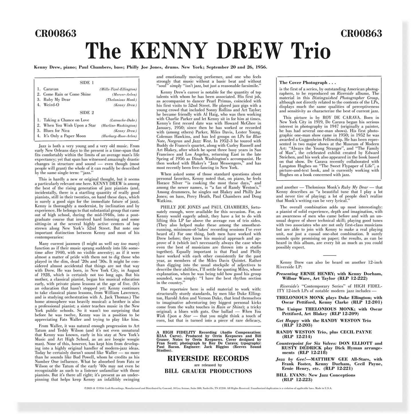 Kenny Drew Trio - Kenny Drew Trio - OJC LP
