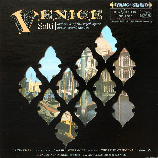 Georg Solti - Venice (Royal Opera House Orchestra) - Analogue Productions LP