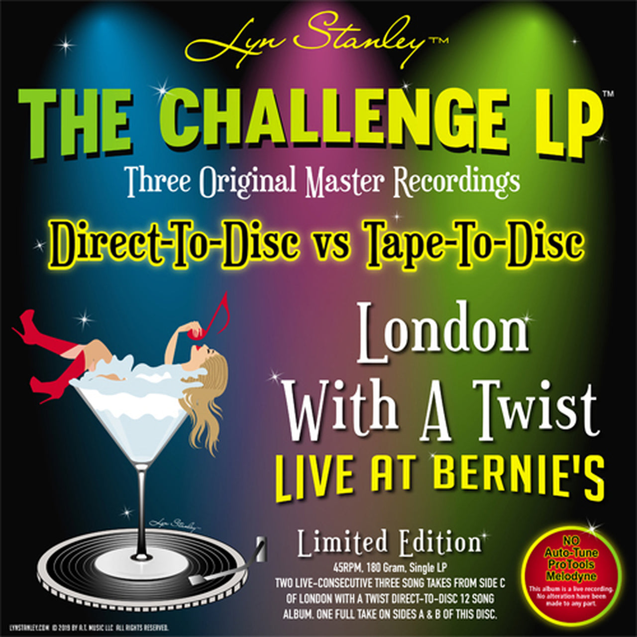 Lyn Stanley London With A Twist - Live At Bernie's - The Challenge - VINYL