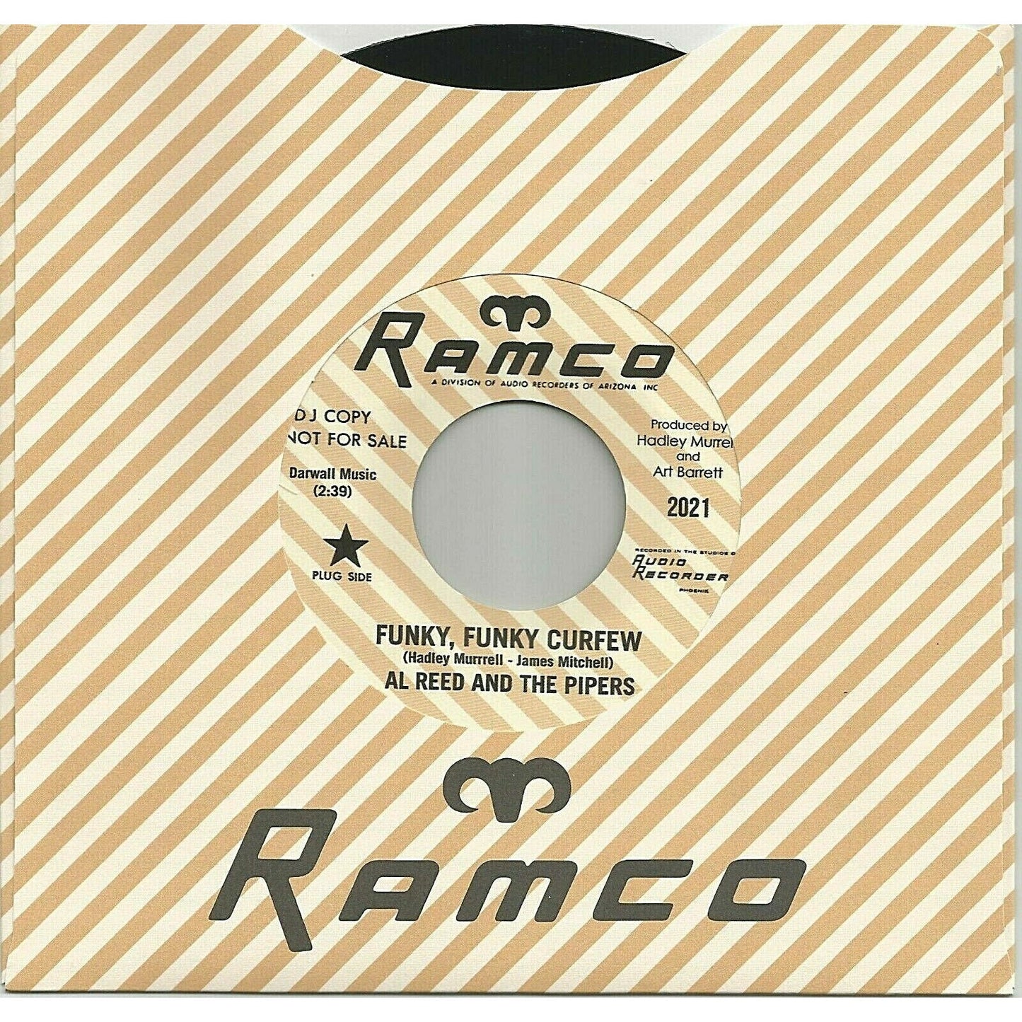 Al Reed / Soul Blenders Funky, Funky Curfew & Funky Night Club - 45 rpm 7"