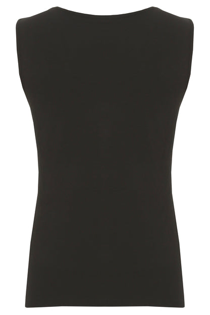Bamboo Knot Fronted Vest Top