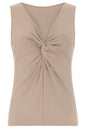 Bamboo Knot Fronted Vest Top