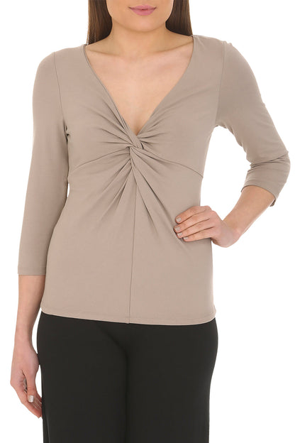 Bamboo Knot Fronted Top