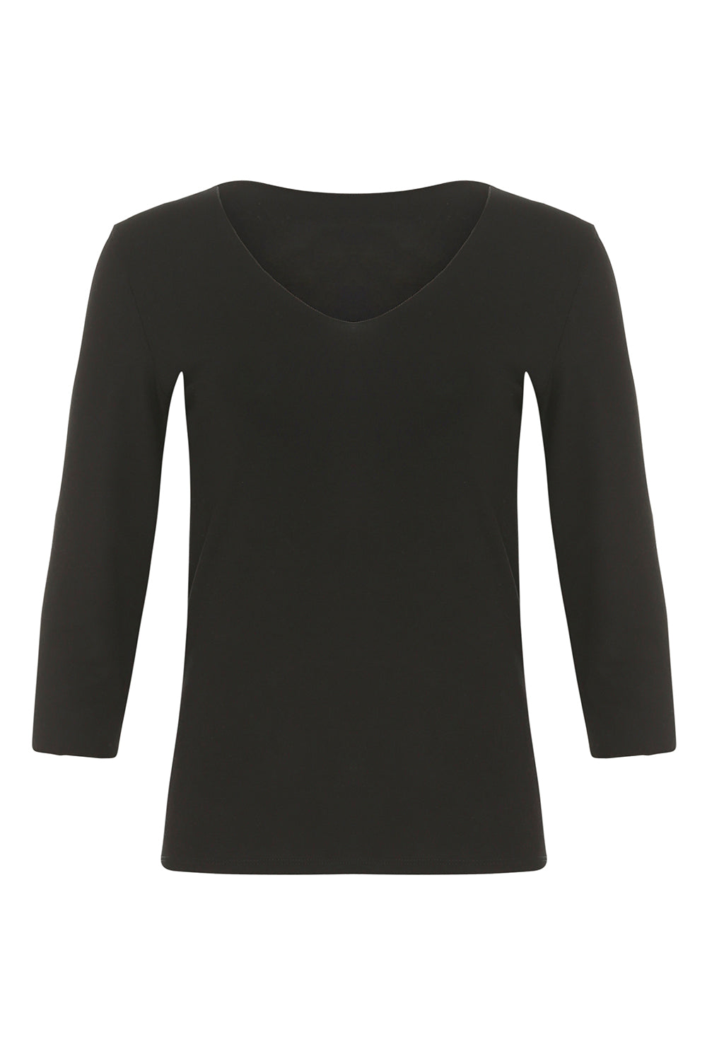 Bamboo Jersey V Neck T-Shirt