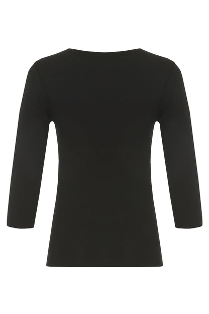 Bamboo Jersey V Neck T-Shirt