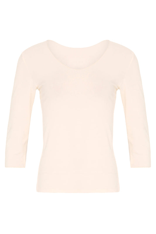Bamboo Jersey V Neck T-Shirt