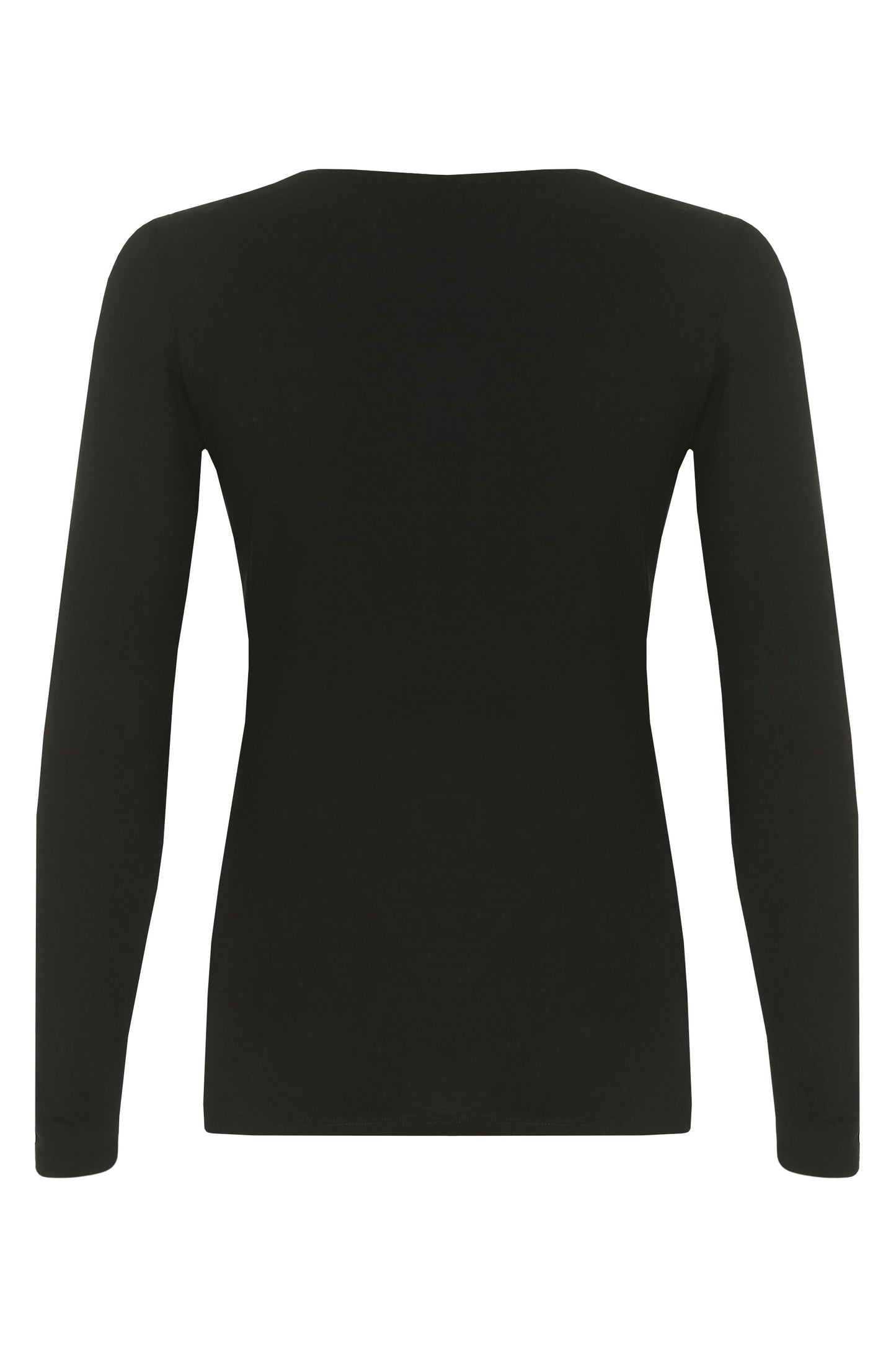 Bamboo Drape Wrap Top with Long Sleeves