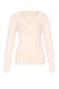 Bamboo Drape Wrap Top with Long Sleeves