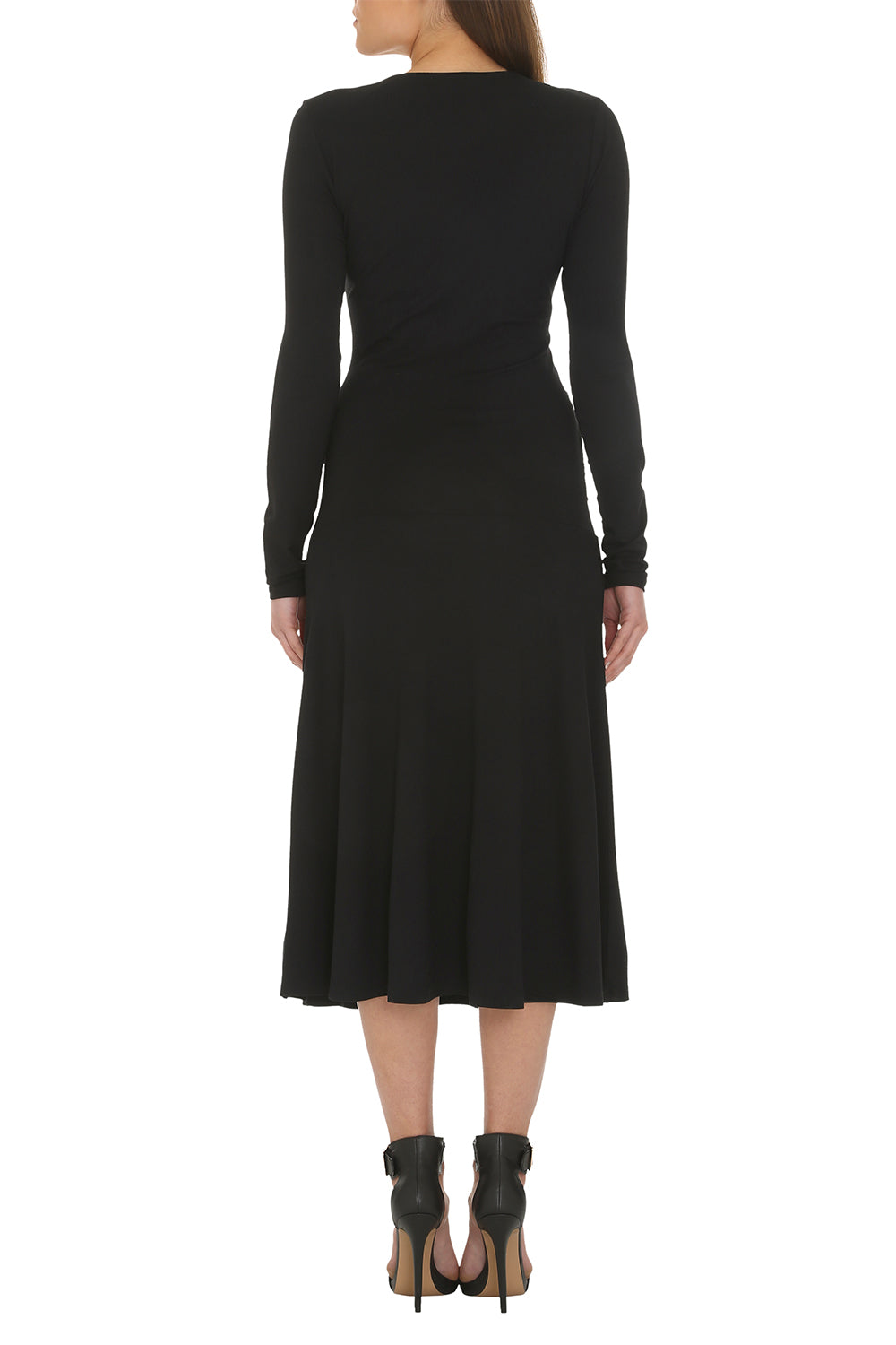Bamboo Fixed Wrap Long Sleeved Dress