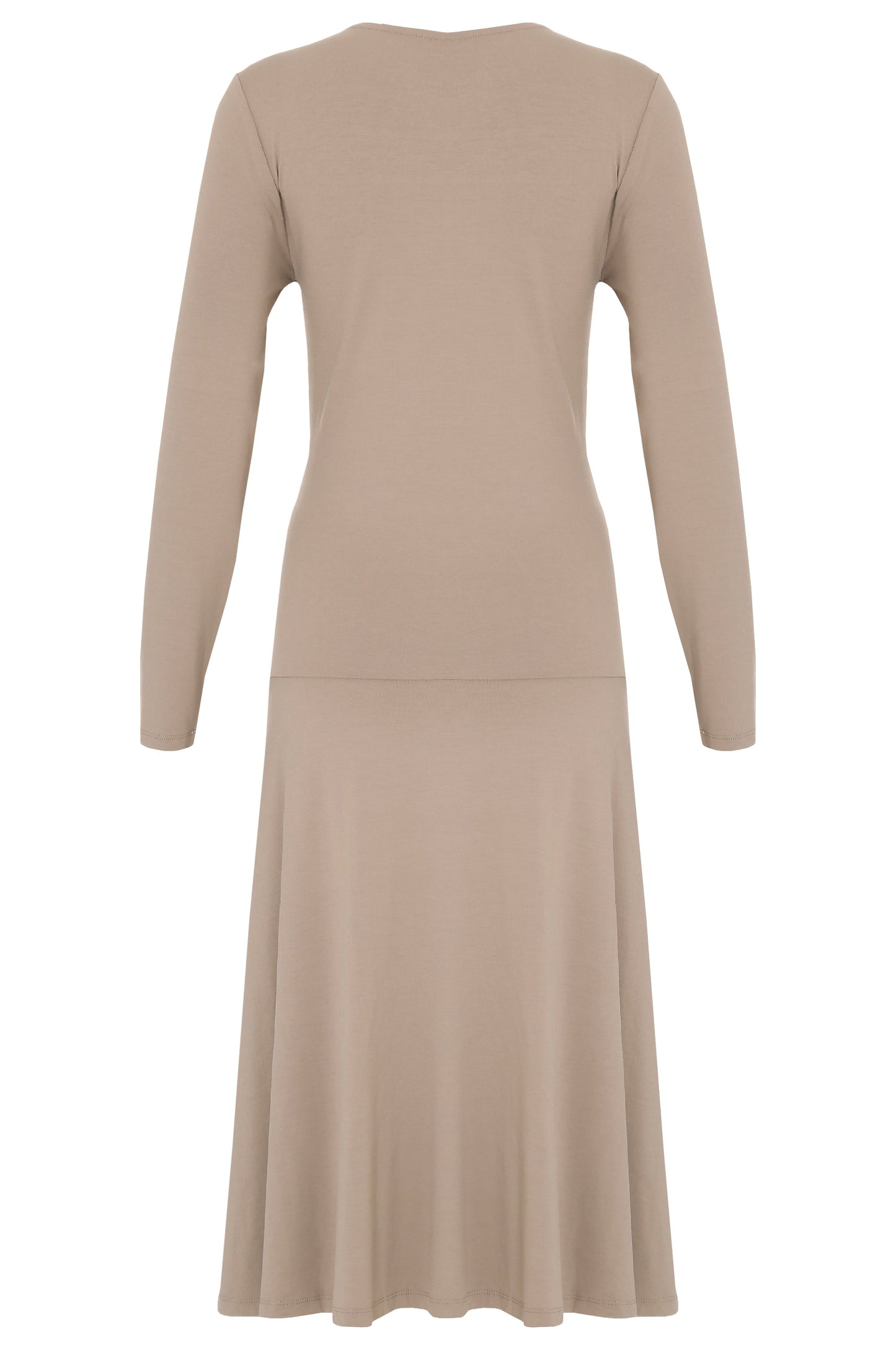 Bamboo Fixed Wrap Long Sleeved Dress