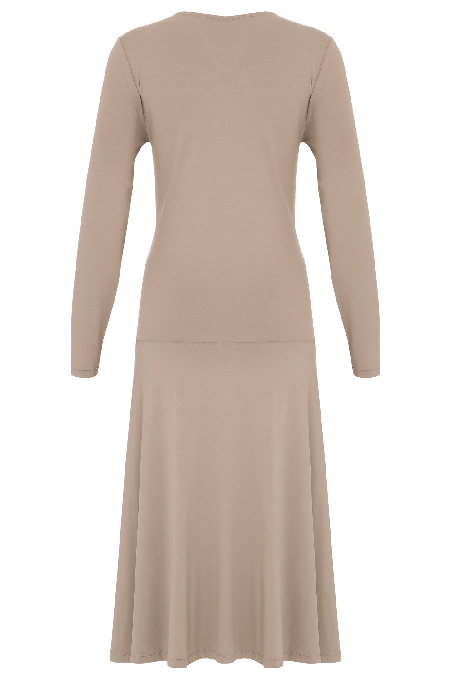 Bamboo Fixed Wrap Long Sleeved Dress