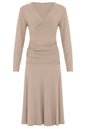 Bamboo Fixed Wrap Long Sleeved Dress