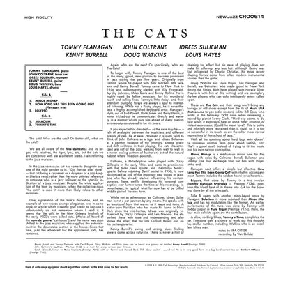 The Cats - Tommy Flanagan, John Coltrane, Kenny Burrell & Idrees Sulieman - The Cats - OJC LP