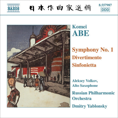 Komei Abe: Symphony 1 / Divertimento for Alto Saxophone - CD