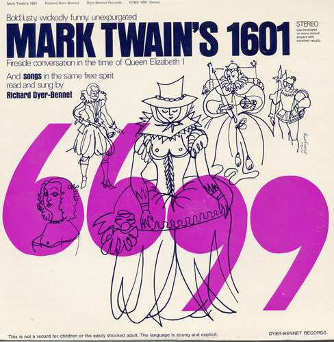 Richard Dyer-Bennett: Mark Twain's 1601 - CD