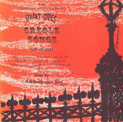 Adelaide Van Wey: Street Cries and Creole Songs of New Orleans - CD