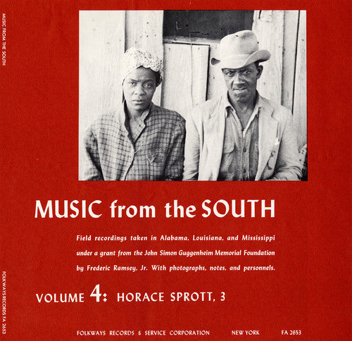 Horace Sprott: Music from the South Vol. 4: Horace Sprott 3 - CD