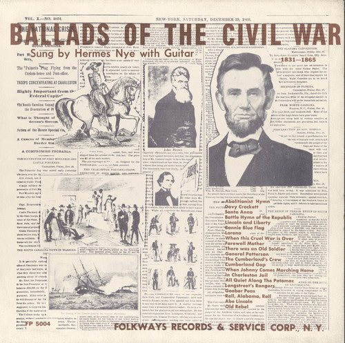 Hermes Nye: Ballads of the Civil War - CD