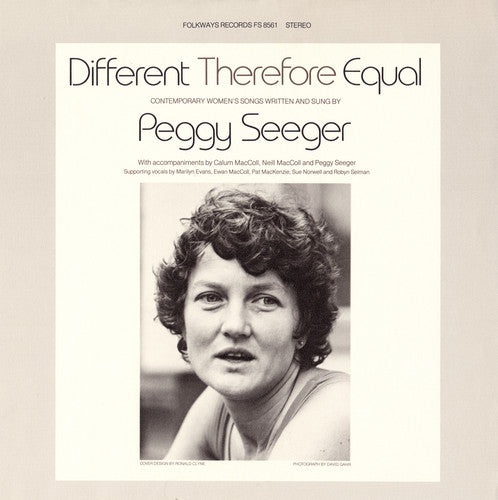 Peggy Seeger: Different Therefore Equal - CD